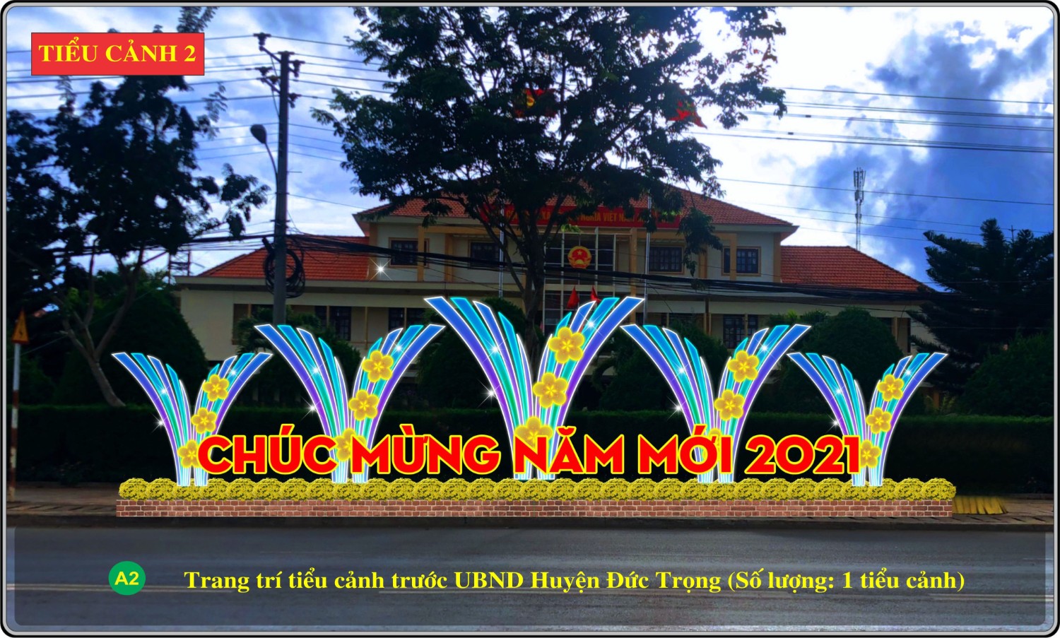 Đường hoa huyện Đức Trọng