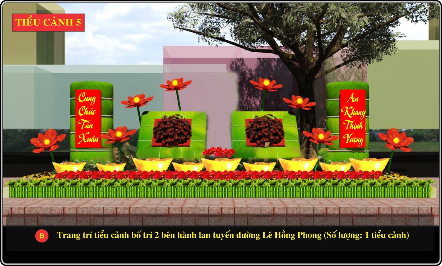 Đường hoa huyện Đức Trọng