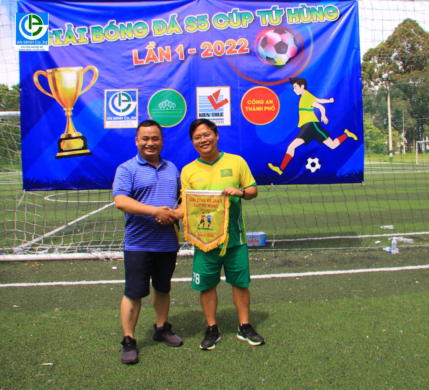 Giao lưu bóng đá mini tranh cúp tứ hùng năm 2022